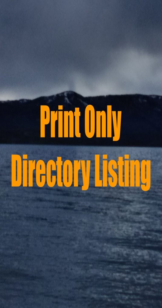 Print/Digital Directory Listing 